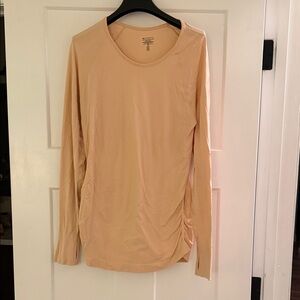Athleta Light Tan Long Sleeve Top